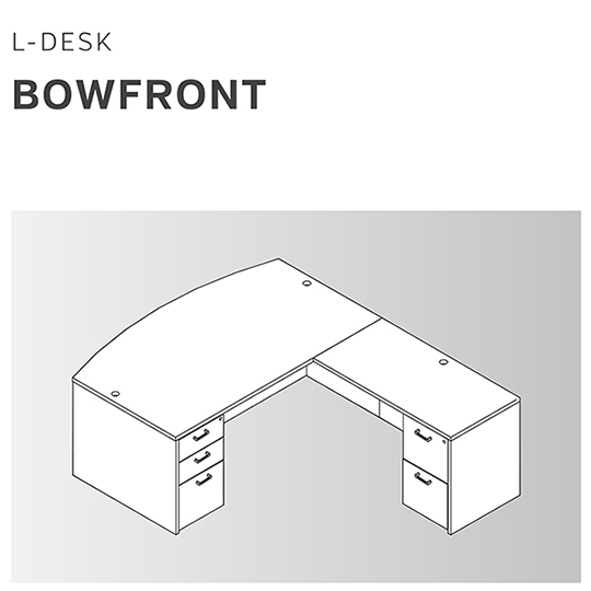 L-DESK | BOWFRONT