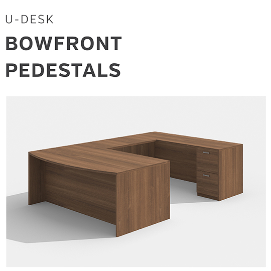 U-DESK | BOWFRONT PEDESTALS