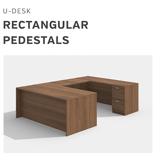 U-DESK | RECTANGULAR PEDESTALS