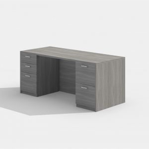 Desks | Rectangular Double Pedestal