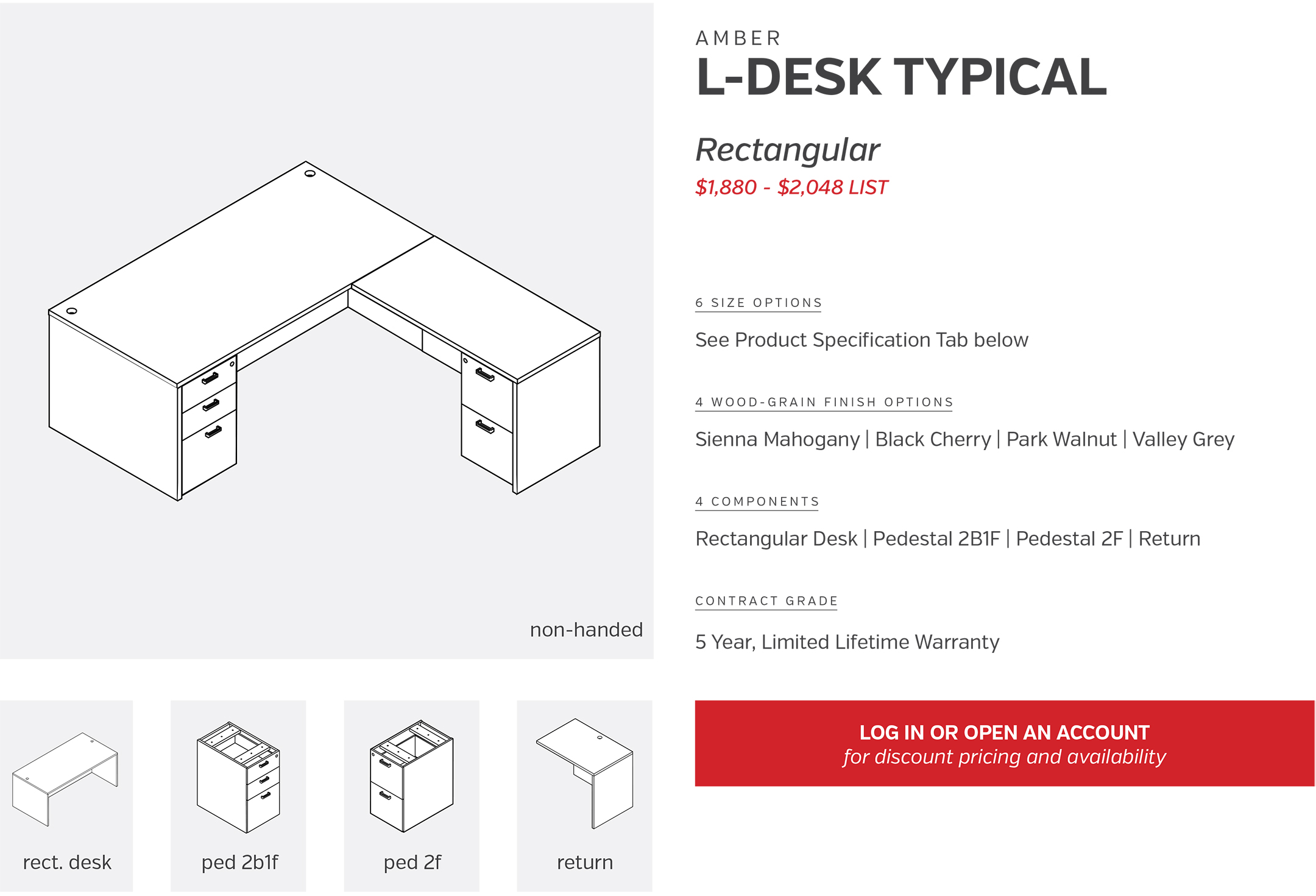 L-Desk | Rectangular