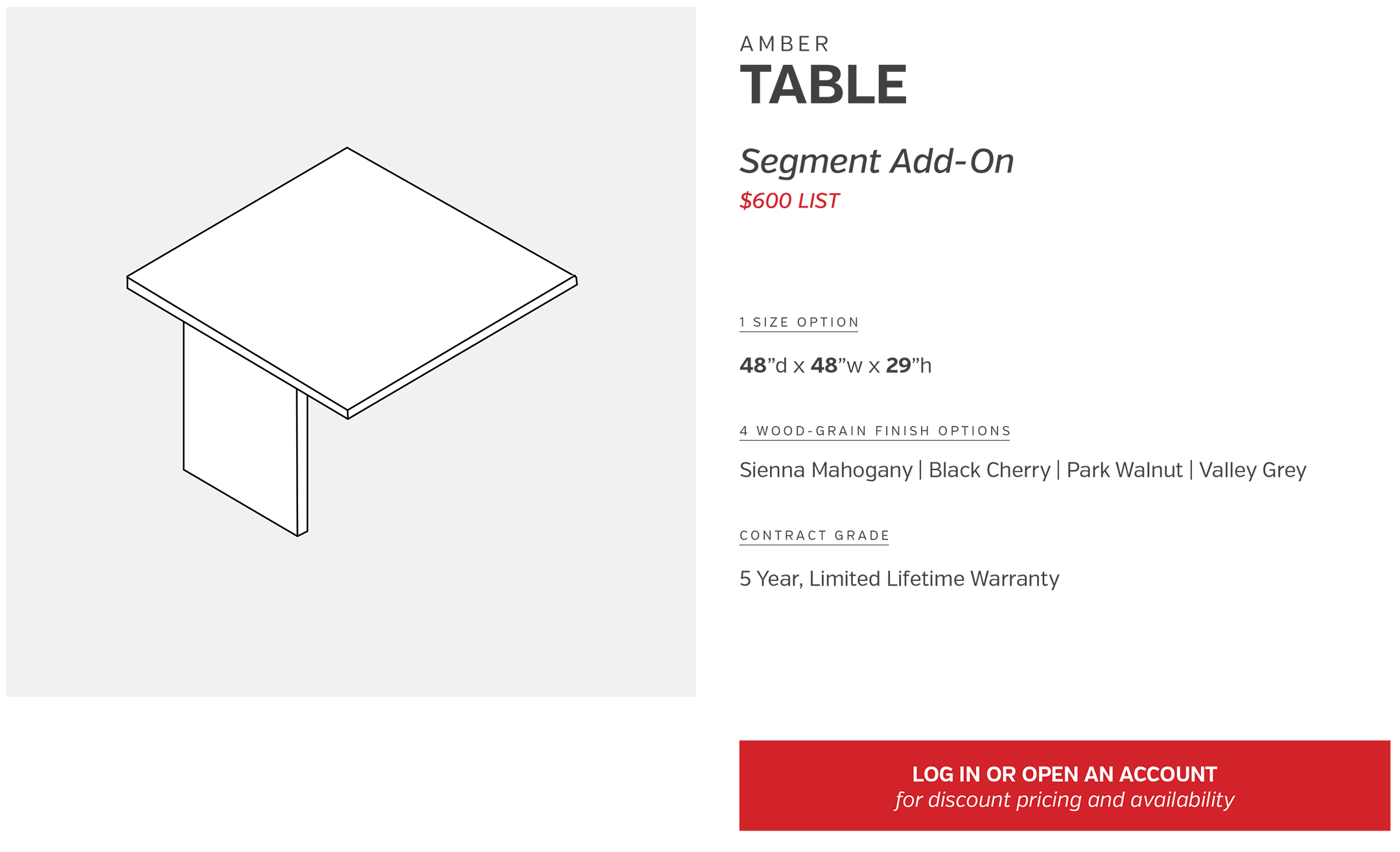 Table | Segment Add-On