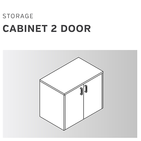 Components | Storage Cabinet 2 Door