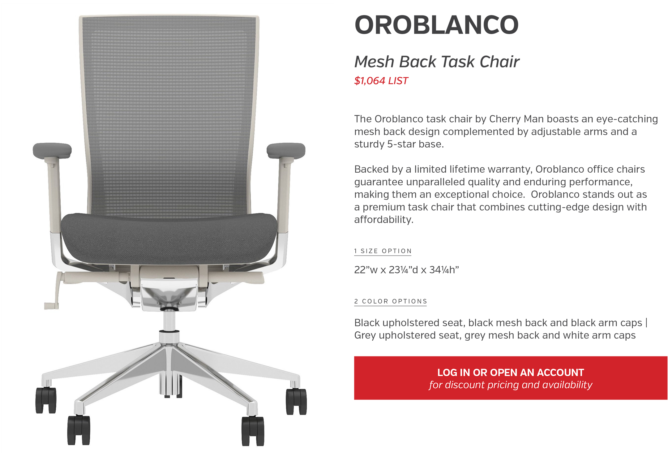 Oroblanco Task Chair