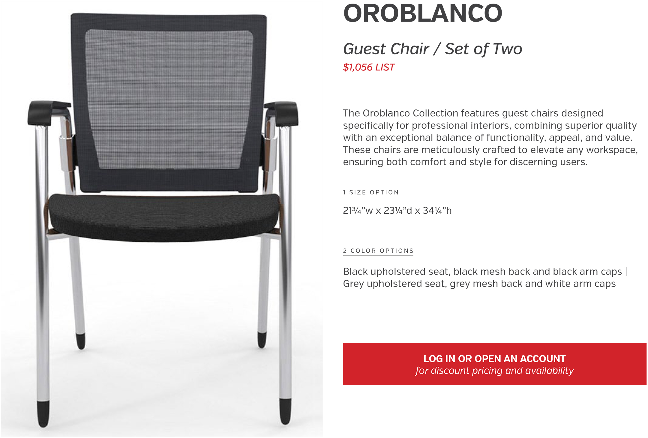 Oroblanco Guest Chair